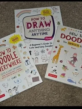 AMO | Toys | Brand New Kids Drawing Book Set How To Draw Doodle | Poshmark